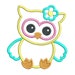 Baby Owl Applique Embroidery Design Cute Owl Machine - Etsy