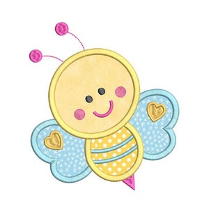 Butterfly Embroidery Applique Design, Baby Butterfly, Butterfly Applique, Insect, Machine Embroidery, 4 Sizes, INSTANT DOWNLOAD, SA500-4