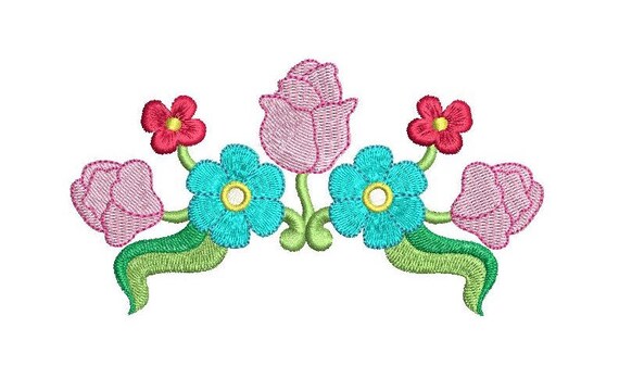 Embroidery stitch lily cross machine designs embroideres vp3 flowers file patterns choose