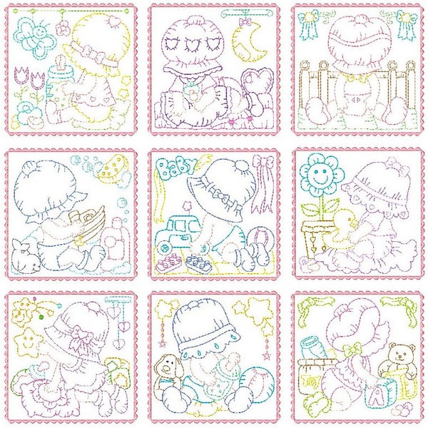 Baby Quilt Block - Etsy
