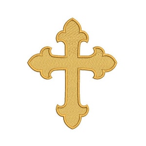 Religious Cross Embroidery Design, Christening Embroidery, Baptism, Cross Embroidery, Machine Embroidery, 4 Sizes, Instant Download, S510-3