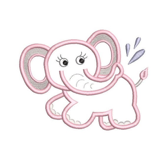 Elefante bordado apliques diseño elefante bebé selva Animal | Etsy México