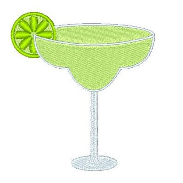 Margarita Cocktail Machine Embroidery Design, Party Drink, Mexican Tequila Cocktail Embroidery Design 4x4, Instant Download, No: JG00035-6