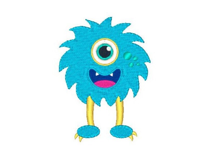 Monster Embroidery Pattern Monster Machine Embroidery Designs, Set of 12 Halloween Monster ...