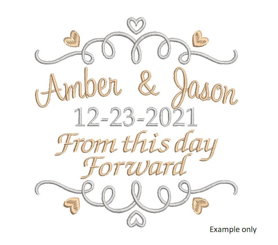 Wedding Ring Cushion TEMPLATE, Wedding Ring Pillow, Bridal, Swirls, Hearts, Machine Embroidery Design, 3 Sizes, Instant Download, ST565-10