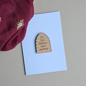 ¡Es tu cumpleaños, no te enojes! Ficha y tarjeta: tarjetas hechas a mano, obsequios de recuerdo, tarjetas de cumpleaños, tarjetas con sentimientos, tarjetas de positividad
