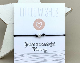 You're A Wonderful Mummy Wish Bracelet