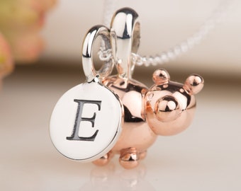 Solid Silver Letter Charms