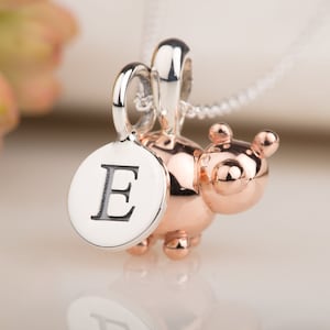 Solid Silver Letter Charms