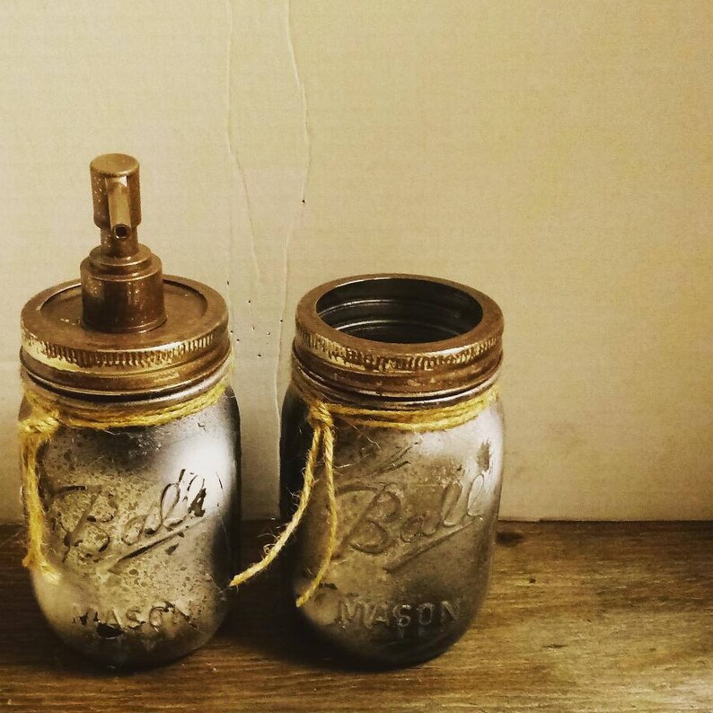 Man Cave Soap Dispenser Farmhouse Rustic Birthday Gift | Etsy