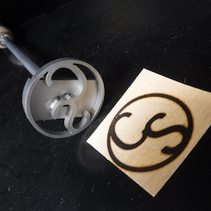 Monogram Steak Branding Iron - 2 Initial, Custom and Personalized Unique Gift, Woodworking Tool, BBQ, Barbecue Brander, Grill Iron, USA Made