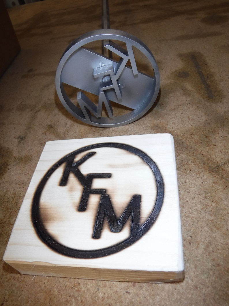 Monogram Steak Branding Iron 3 Initial Etsy