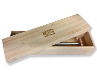 Bamboo Gift Box - Personalized with Your Branding Iron*