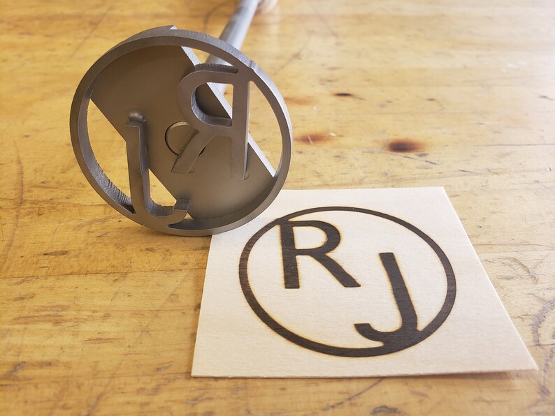 Monogram Steak Branding Iron 2 Initial Etsy