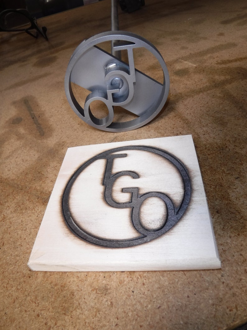 Monogram Steak Branding Iron 3 Initial Etsy
