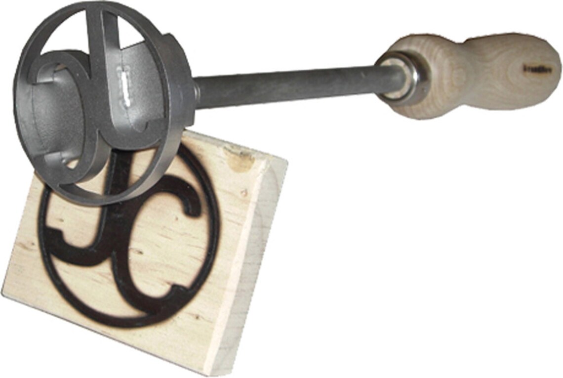 Monogram Steak Branding Iron 2 Initial Etsy