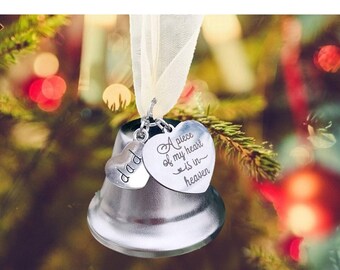 Memory A Piece Of My Heart Is In Heaven Bell Dad Ships USA