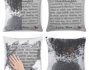To My Granddaughter Pillowcase Only Two Styles Ships USA