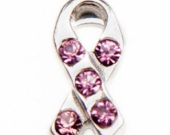 Floating Charm New Breast Cancer