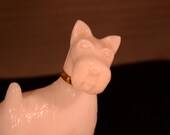 Avon Scottish Terrier vintage 1970s Avon cologne bottle Terrier white gold collar gold collar Scottish Terrier perfume