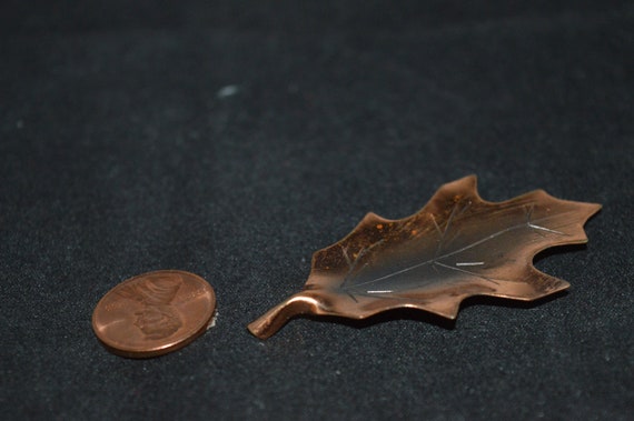 SALE / Copper Leaf brooch / leaf / leaf brooch / … - image 2
