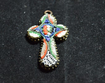 【逗子邸宅T様個人蔵31】イタリアモザイククロス 全長13.5cm 59g. 輸入壁紙 design id デザインアイディー「イタリアンモザイク」｜壁紙