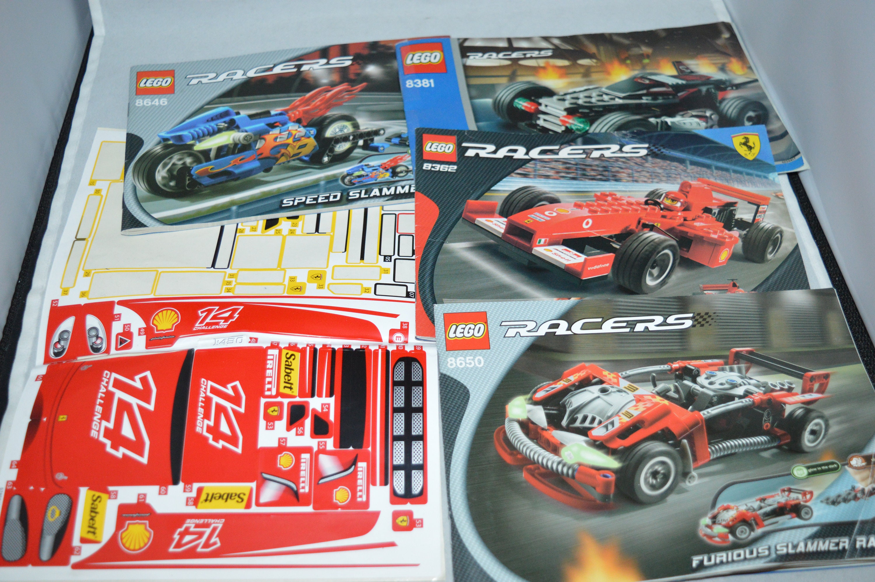 Building Instructions / Racers / 8381 / 8650 / 8362 -