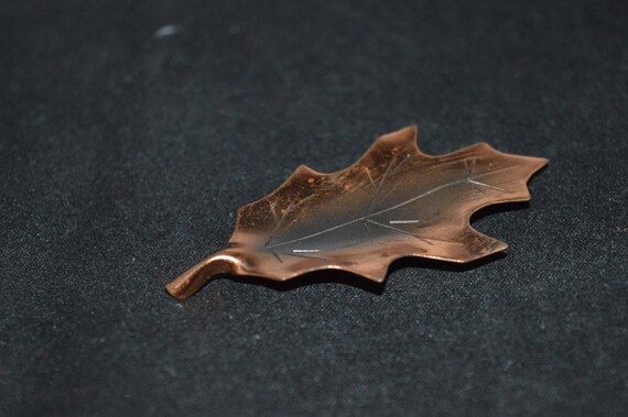 SALE / Copper Leaf brooch / leaf / leaf brooch / … - image 3