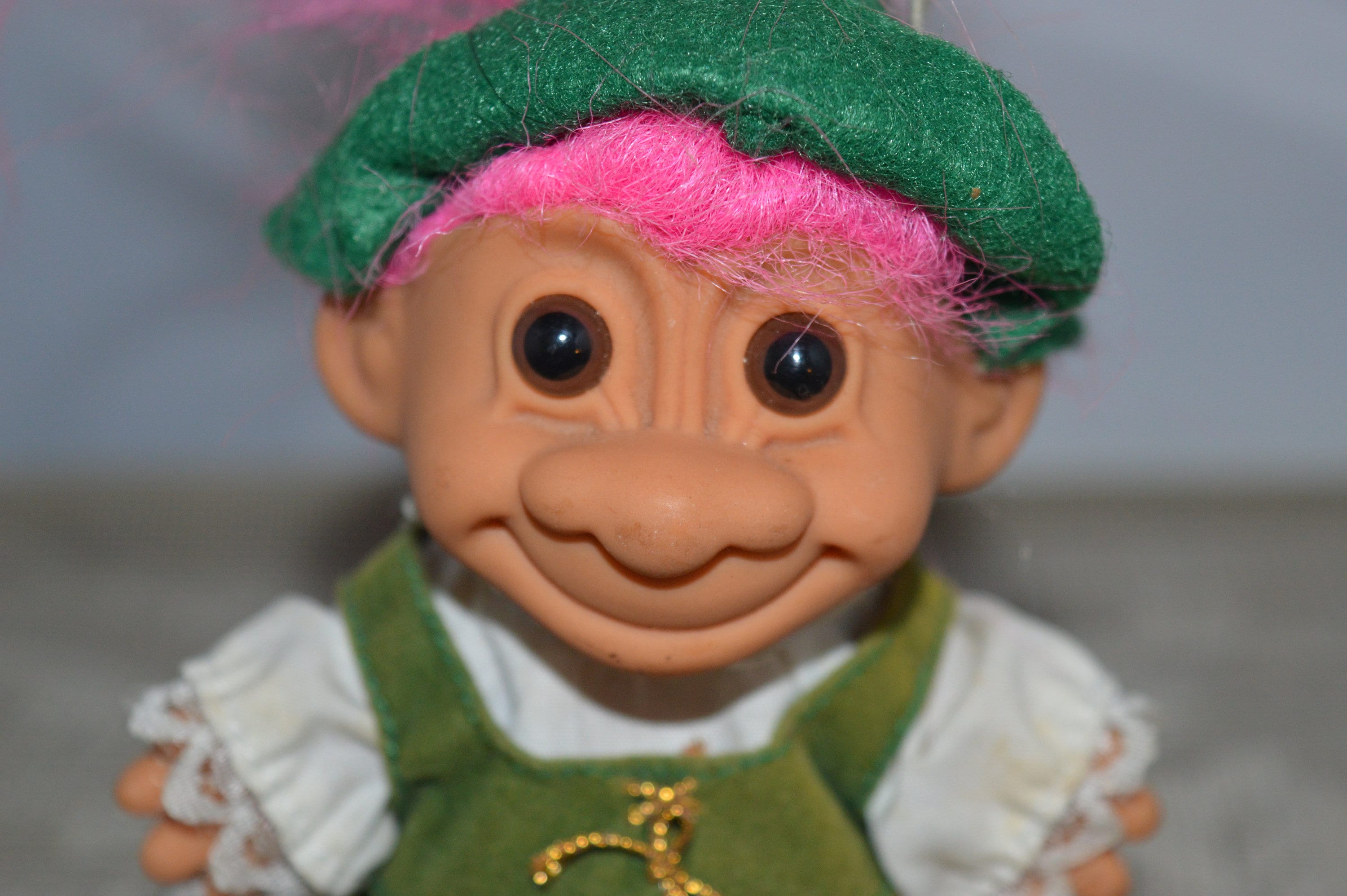 white troll doll