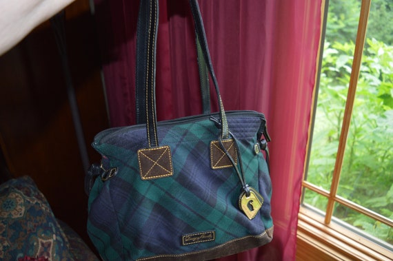 dooney and bourke tartan plaid handbolsas
