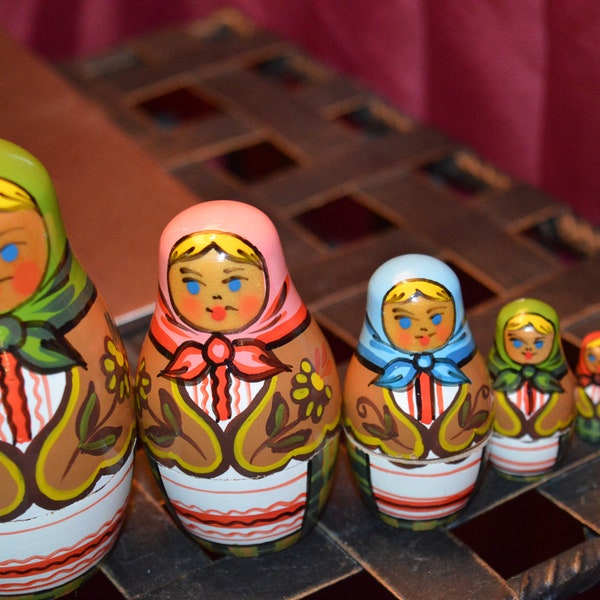 Polish Nesting Dolls Etsy