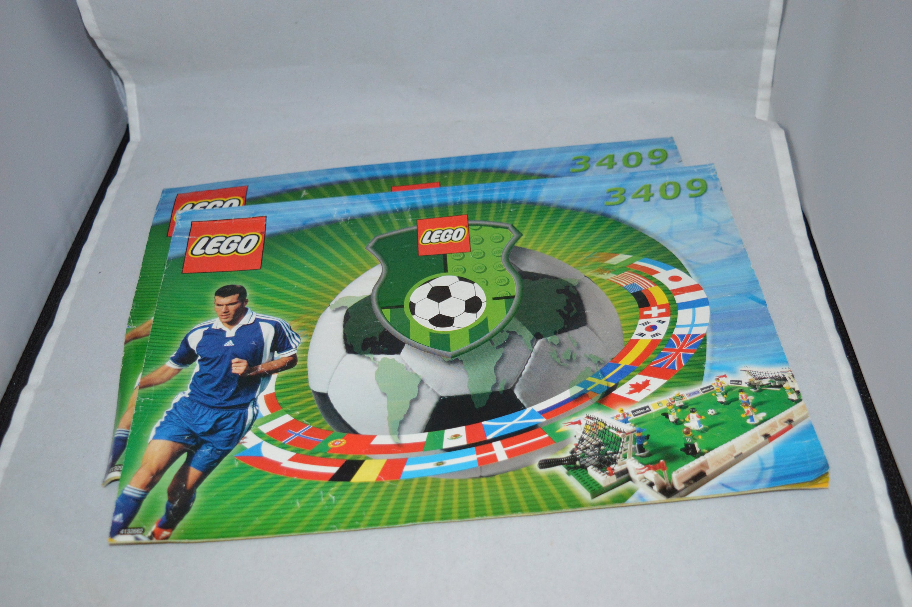 Lego / istruzioni di costruzione / Calcio / 3409 / Qty 2 / Lotto 8 / 3409 /  Lego Lotto 8 / blocchi / blocchi di costruzione / Istruzioni Lego