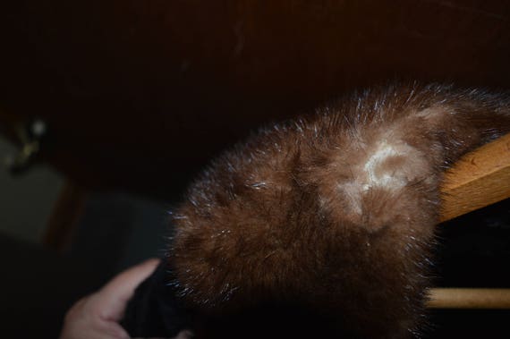 Persian Lamb Fur Jacket / black / brown mink coll… - image 8