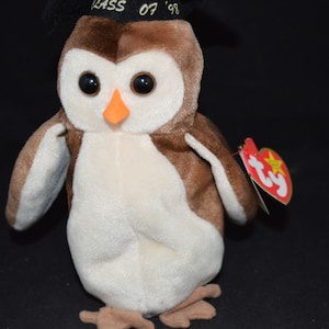 TY Beanie Boos: the 6 Light Brown OWL percywith Swing Tag. - Etsy ...