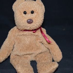 TY Beanie Baby / Curly the bear / brown / 1993 / 8&quot; x 4&quot; / No tag / Curly / bear / TY / Beanie Baby / TY Curly / Beanie Curly / plush / toy