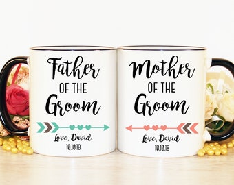 Parents of the groom gift, Mother of the groom gift, Father of the groom gift, Mother of the groom gift from son, Parents of the groom mugs