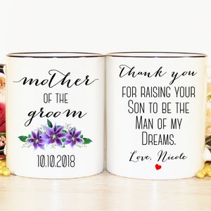 Mother of the Groom gift, Mother of the Groom gift from Bride, Mother of the Groom mug, Mother in Law gift, Mother in Law mug, From Bride image 1