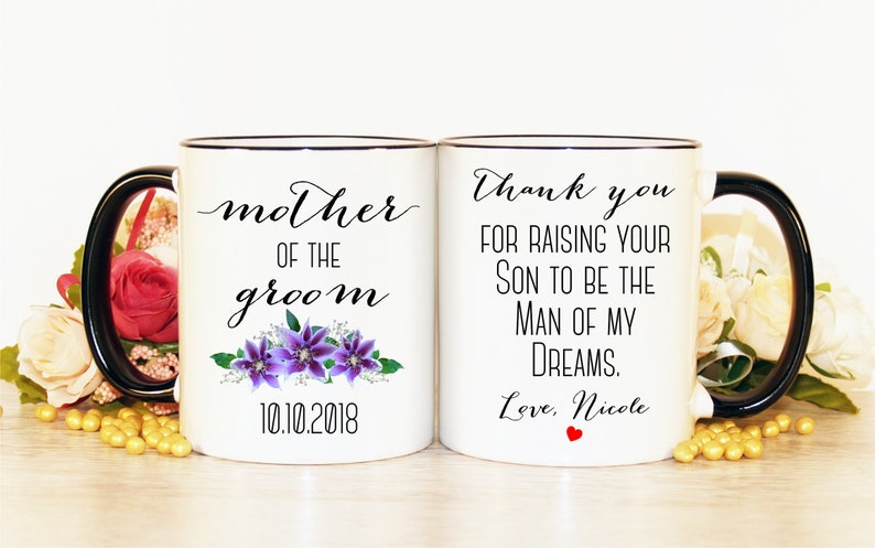 Mother of the Groom gift, Mother of the Groom gift from Bride, Mother of the Groom mug, Mother in Law gift, Mother in Law mug, From Bride image 1