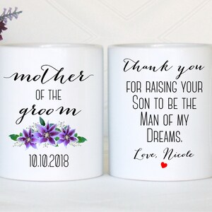 Mother of the Groom gift, Mother of the Groom gift from Bride, Mother of the Groom mug, Mother in Law gift, Mother in Law mug, From Bride image 2