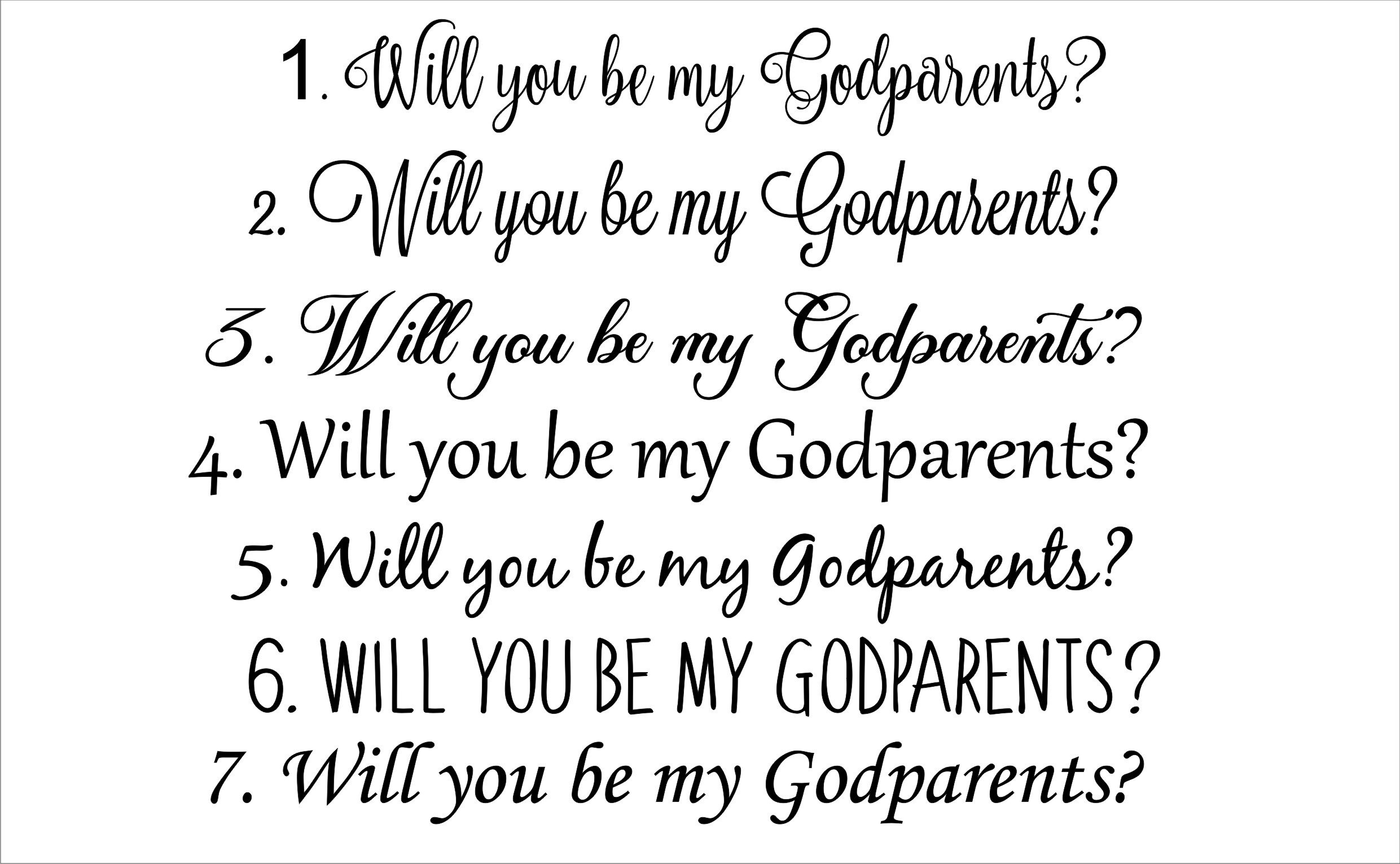 Wood Godparents Puzzle Will You Be My Godmother Will You Be Etsy