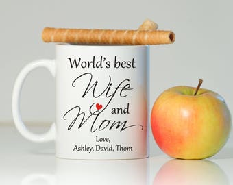 Wife birthday gift, Wife wedding gift, Wife mom, Mother's day gift, Wife mom mug, Gift for wife, Gift for wife for first baby, Wife mug