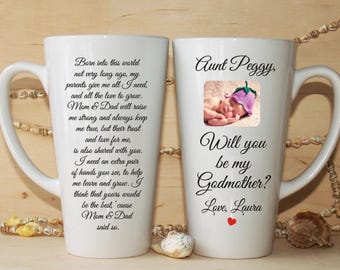 Will you be my Godmother, Godmother invitation, Asking Godmother, Godmother mug, Be my Godmother, Ask Godmother, Will you be my Madrina