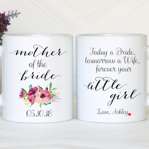 Parents of the bride gift, Mother of the bride gift, Father of the bride gift, Mother of the bride mug, Father of the bride mug, From Bride image 1