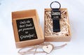 Pregnancy announcement to grandpa, Going to be Grandpa, Pregnancy announcement gift, Pregnancy reveal to grandpa, Pregnancy reveal gift product logo