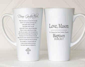 Godmother gift, Godfather gift, Godparents gift, Christening gift, Baptism gift, Gift for Godmother, Gift for Godfather, Gift from godchild