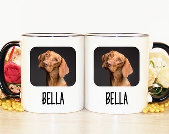 Personalized dog mug, Custom dog mug, Dog coffee mug, Dog mom mug, Gift for dog lover, Dog gifts, Pet mug, Dog cup, Dog photo mug