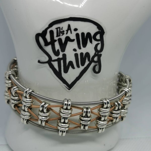 Weave Design Guitar String Bracelet Jewellery