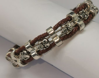 Ready Made Guitar String Bracelet Jewellery  Recycled Musician Gift  (RM110)