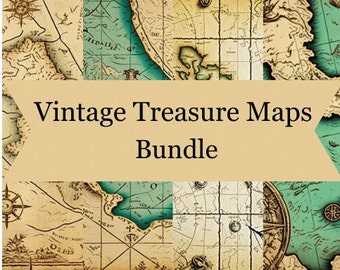 Vintage Treasure Maps Bundle