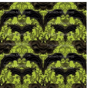 Lime Gothic Bats 2